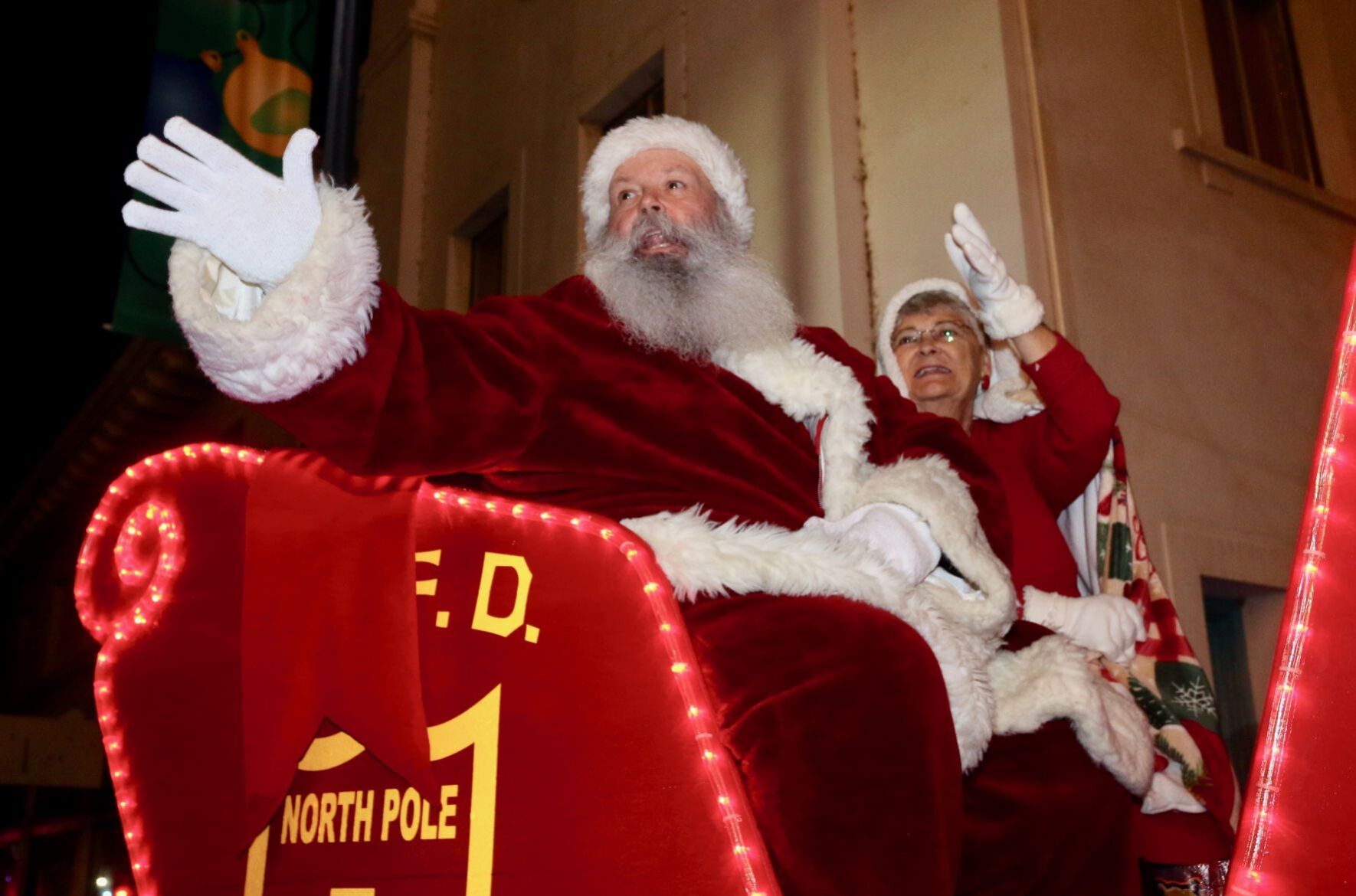 Lemoore Christmas Parade santa